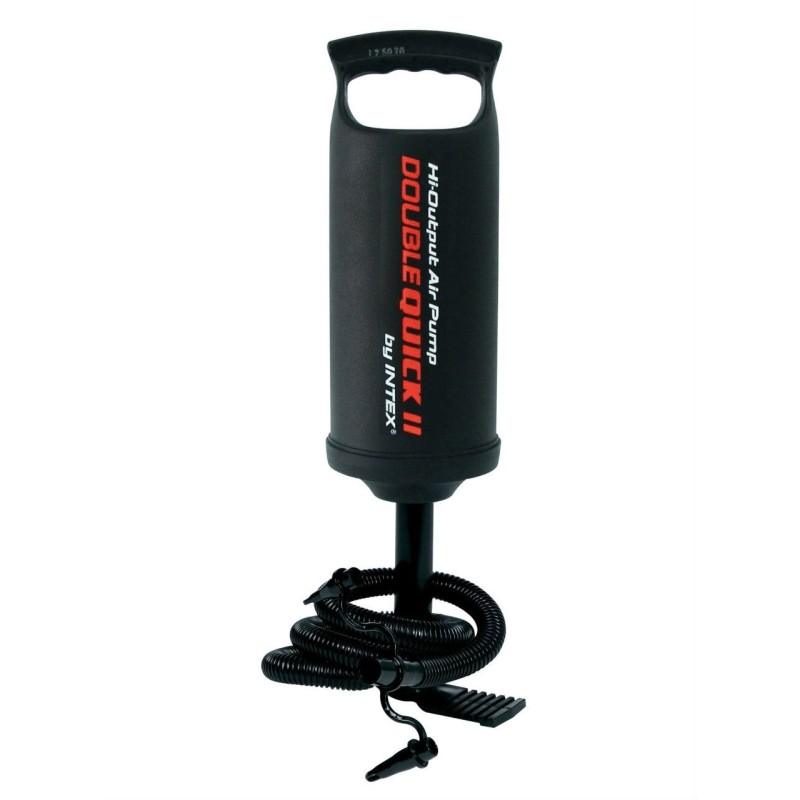 POMPA GONFIATORE A MANO MEDIA DOPPIO EFFETTO 36 CM