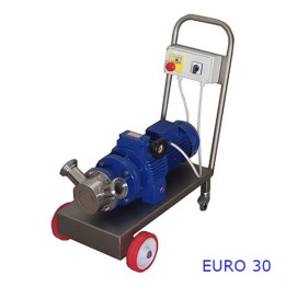 POMPA TRAVASO OLIO CON GIRANTE IN NEOPRENE E VARIATORE MECCANICO EURO 30 MV