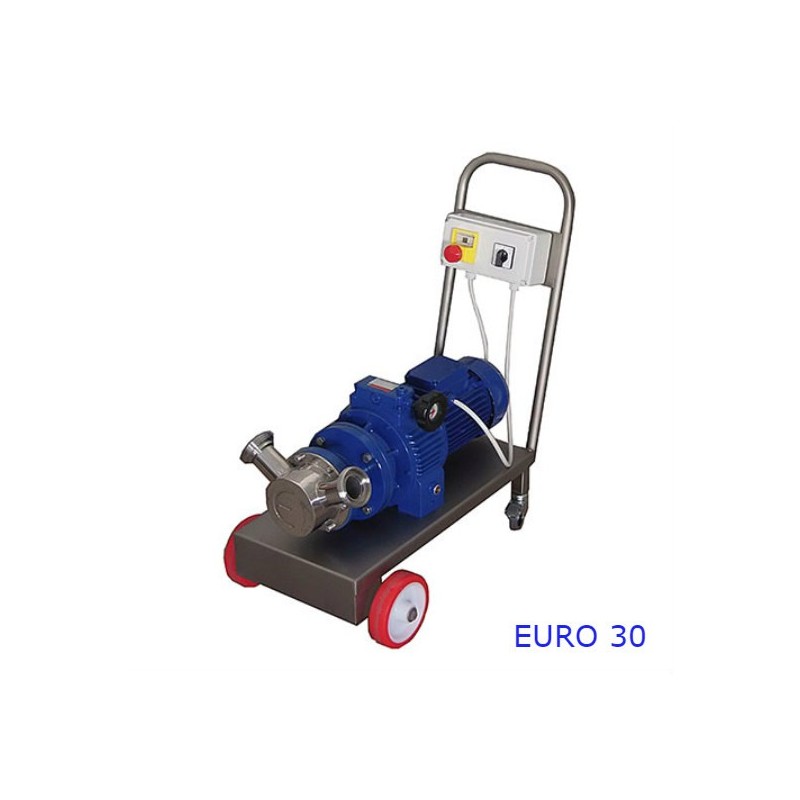 POMPA TRAVASO OLIO CON GIRANTE IN NEOPRENE E VARIATORE MECCANICO EURO 30 MV