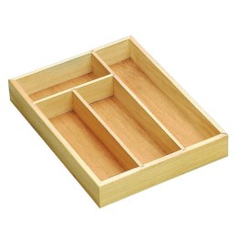 PORTA POSATE IN LEGNO CM 26x33 COLORE NATURALE