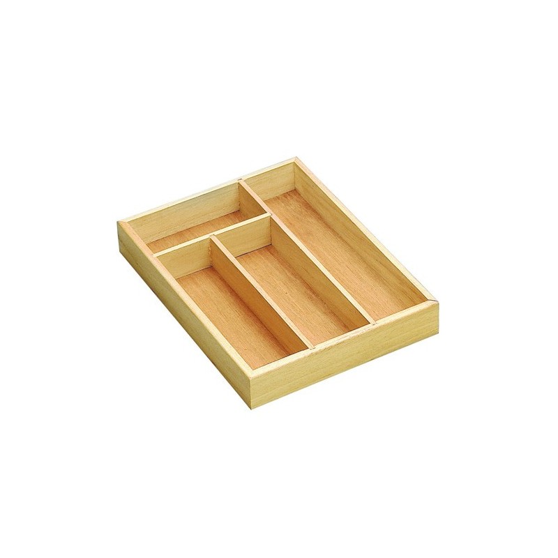 PORTA POSATE IN LEGNO CM 26x33 COLORE NATURALE