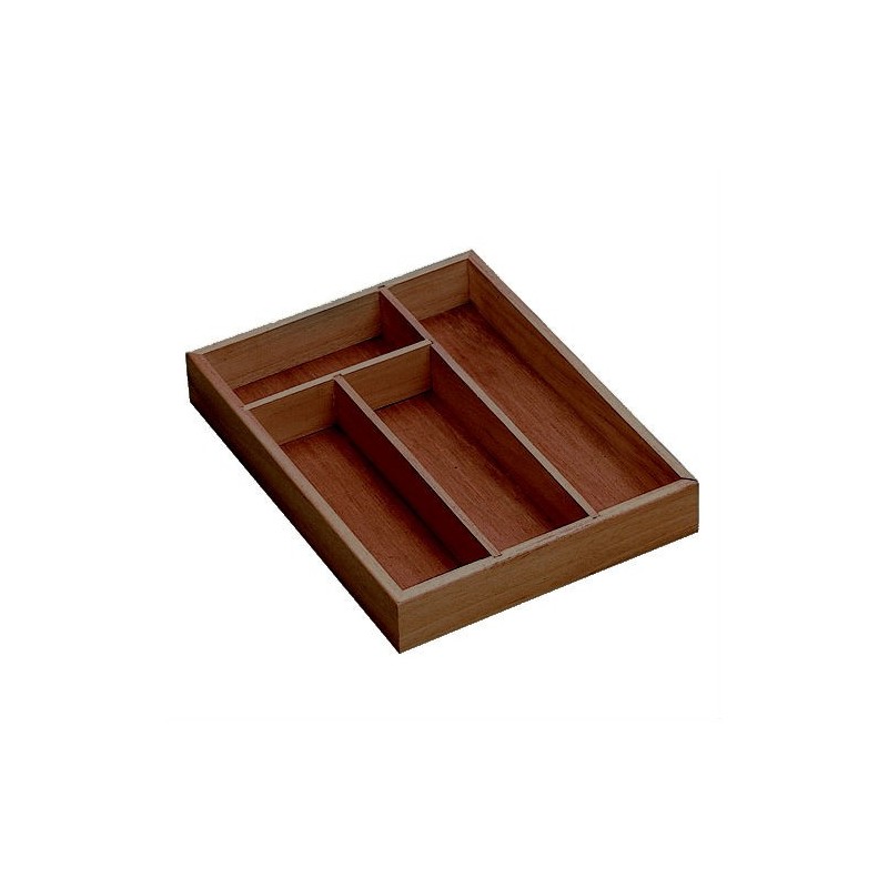 PORTA POSATE IN LEGNO CM 26x33 COLORE NOCE