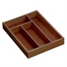 PORTA POSATE IN LEGNO CM 26x33 COLORE NOCE