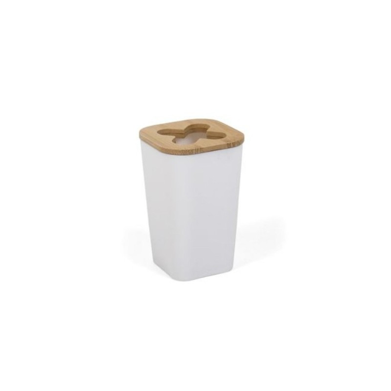 PORTA SPAZZOLINI DENTI FRESH QUADRATO BAMBU