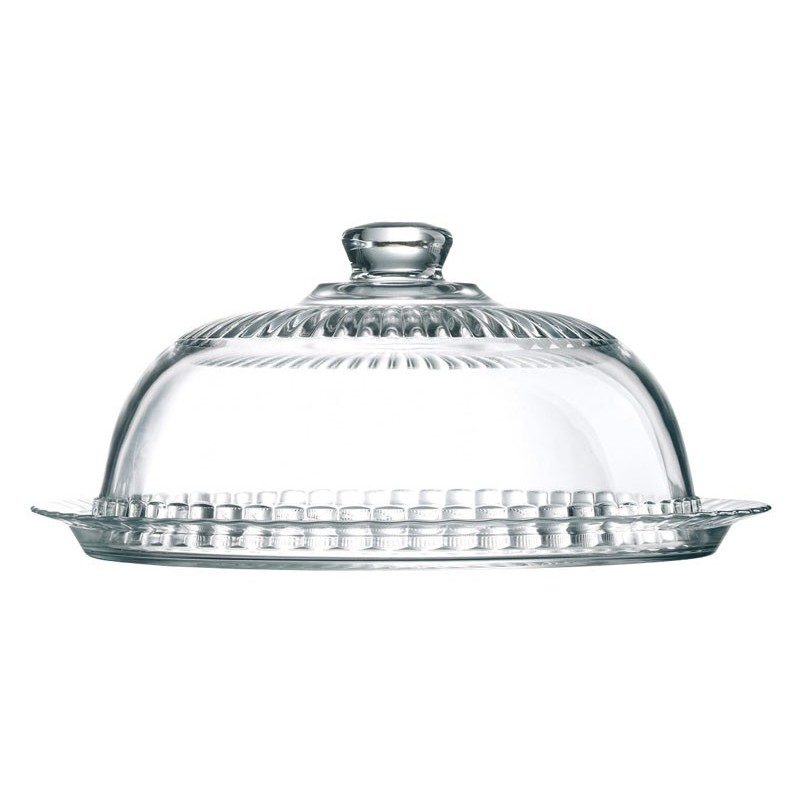 Portadolci vetro con coperchio Luminarc sharing cheese set cm 27