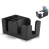 PORTAOGGETTI PER BANCO BAR CM 24x15x10 NERO
