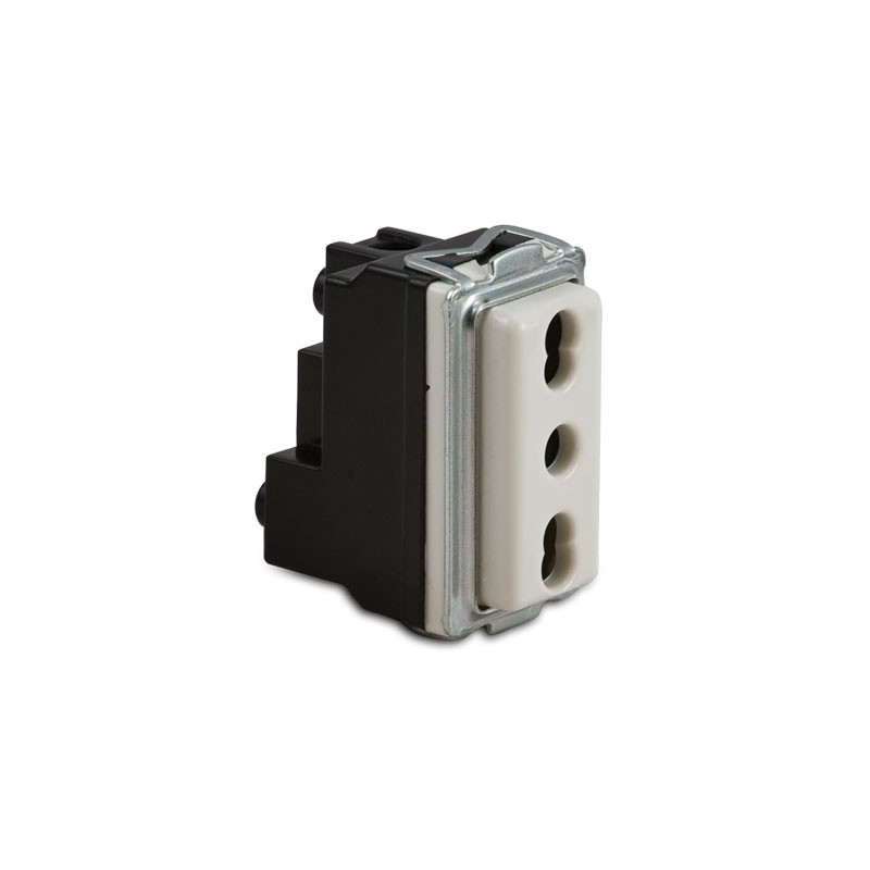 PRESA BIVALENTE SICURA 2P+T 16A MASTER