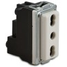 PRESA BIVALENTE SICURA 2P+T 16A MASTER