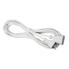 PROLUNGA ELETTRICA LINEARE 3 MT SPINA 16A BIANCA