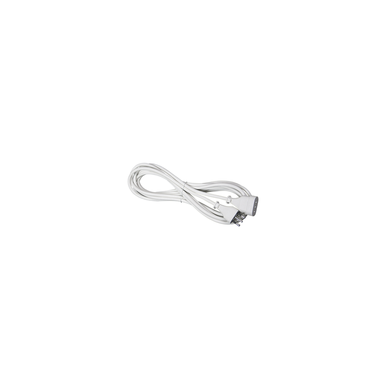 PROLUNGA ELETTRICA LINEARE 3 MT SPINA 16A BIANCA