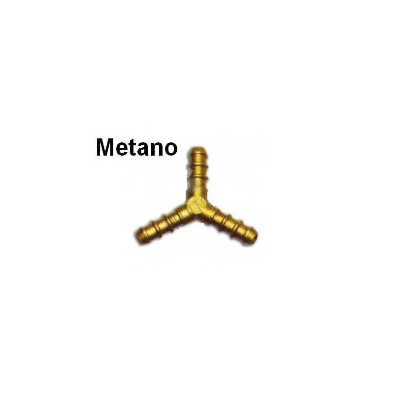 RACCORDO A 3 VIE PER GAS METANO