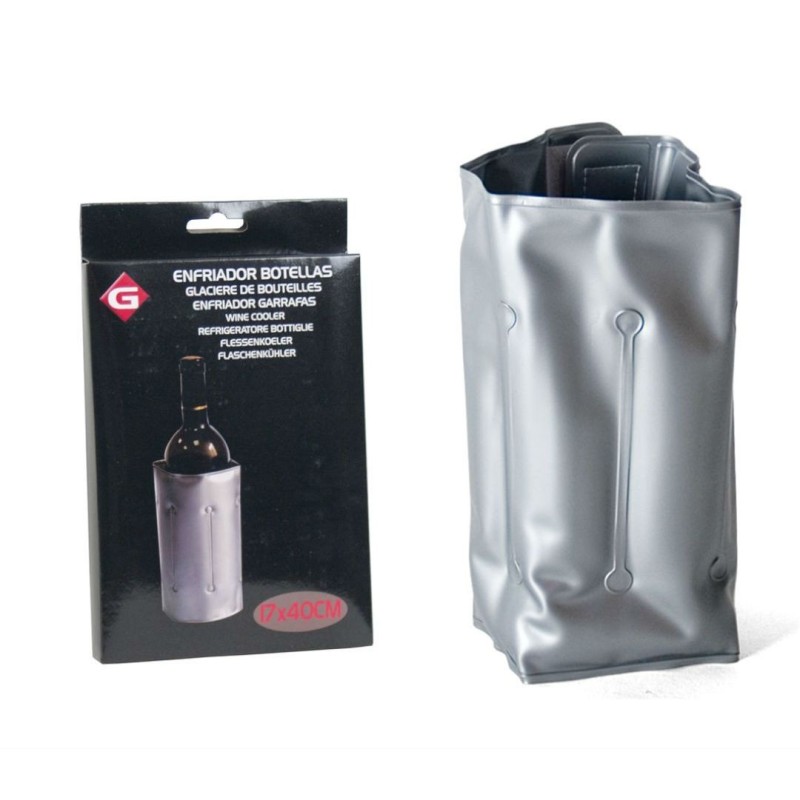 REFRIGERATORE PER BOTTIGLIE VINO CM 17x40 GRIGIO