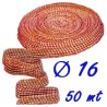 RETE ELASTICA SALUMI ROSSA N 16 x 50 mt