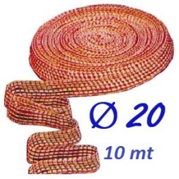 RETE ELASTICA SALUMI ROSSA N 20 x 10 mt