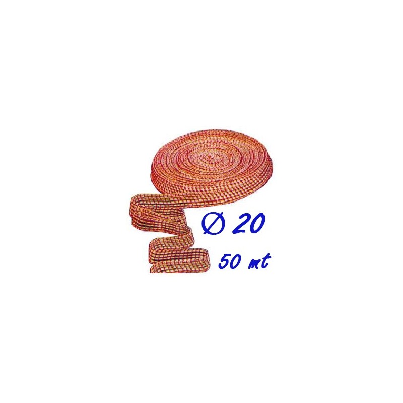 RETE ELASTICA SALUMI ROSSA N 20 x 50 mt