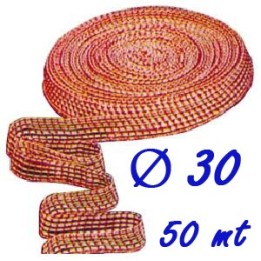 RETE ELASTICA SALUMI ROSSA N 30 x 50 mt