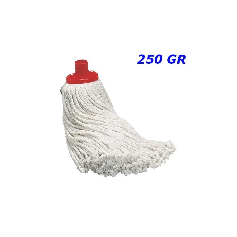 RICAMBIO MOP IN COTONE BIANCO DA 250 GR