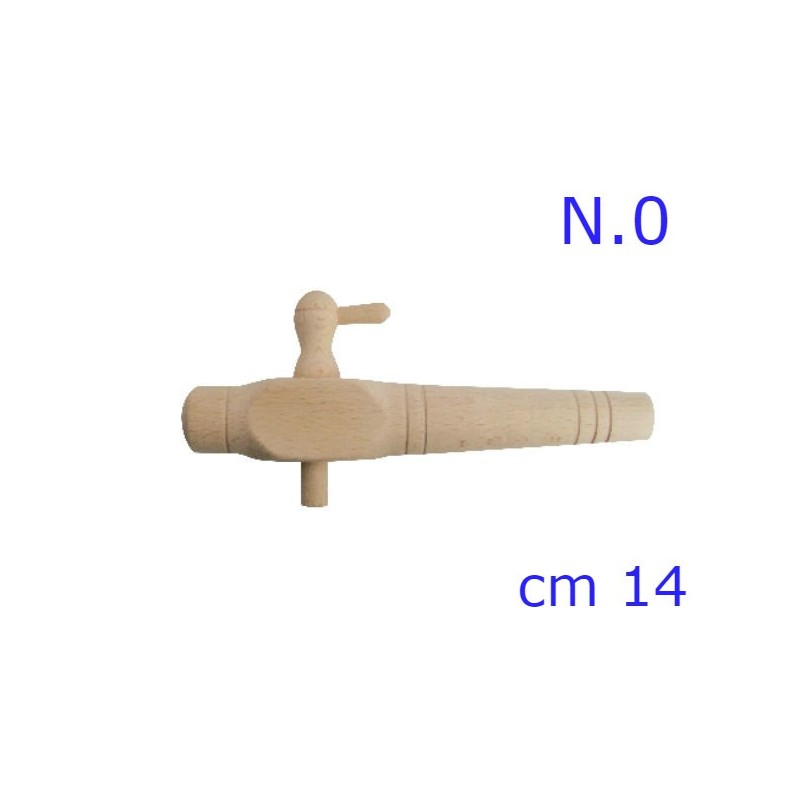 RUBINETTO LEGNO PER BOTTE N 0 - 14 CM