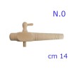RUBINETTO LEGNO PER BOTTE N 0 - 14 CM