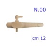 RUBINETTO LEGNO PER BOTTE N 00 - 12 CM