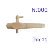 RUBINETTO LEGNO PER BOTTE N 000 - 11 CM