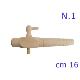 RUBINETTO LEGNO PER BOTTE N 1 - 16 CM