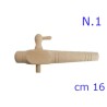 RUBINETTO LEGNO PER BOTTE N 1 - 16 CM