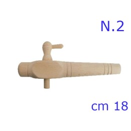 RUBINETTO LEGNO PER BOTTE N 2 - 18 CM