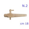 RUBINETTO LEGNO PER BOTTE N 2 - 18 CM