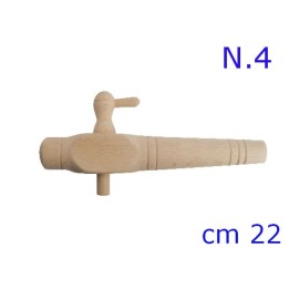 RUBINETTO LEGNO PER BOTTE N 4 - 22 CM