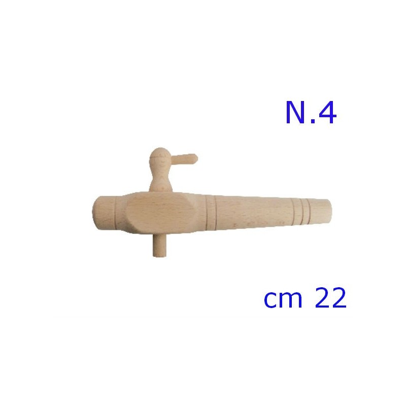 RUBINETTO LEGNO PER BOTTE N 4 - 22 CM