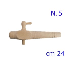 RUBINETTO LEGNO PER BOTTE N 5 - 24 CM