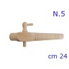 RUBINETTO LEGNO PER BOTTE N 5 - 24 CM