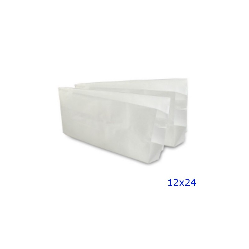 SACCHETTI CARTA BIANCO CM 12x24 CONF. 5 KG