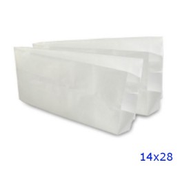 SACCHETTI CARTA BIANCO CM 14x28 CONF. 5 KG