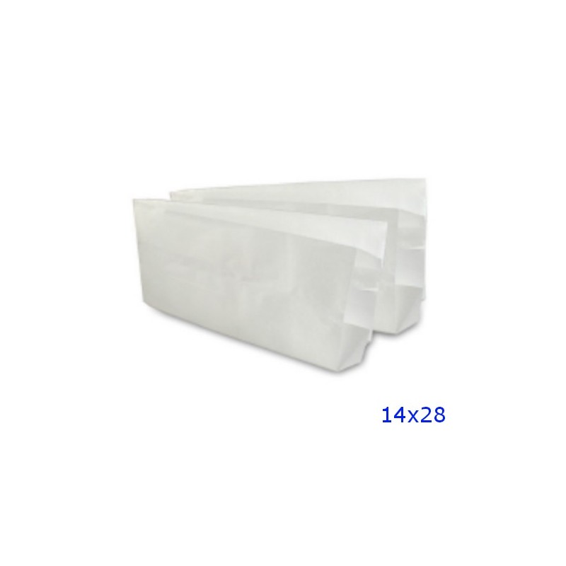 SACCHETTI CARTA BIANCO CM 14x28 CONF. 5 KG