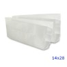 SACCHETTI CARTA BIANCO CM 14x28 CONF. 5 KG