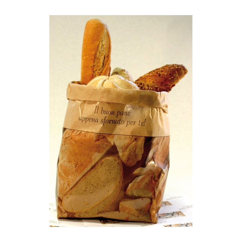 SACCHETTI PANE DOLCE E SALATO AVANA CM 25+16x50 KG 10
