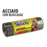 SACCHETTI SPAZZATURA SPAZZY ACCIAIO CM 52x60 Lt 30 Pz 15 DOMOPAK