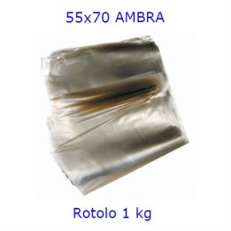 SACCHI SPAZZATURA NEW KILOSAC CM 55x70 AMBRA KG 1