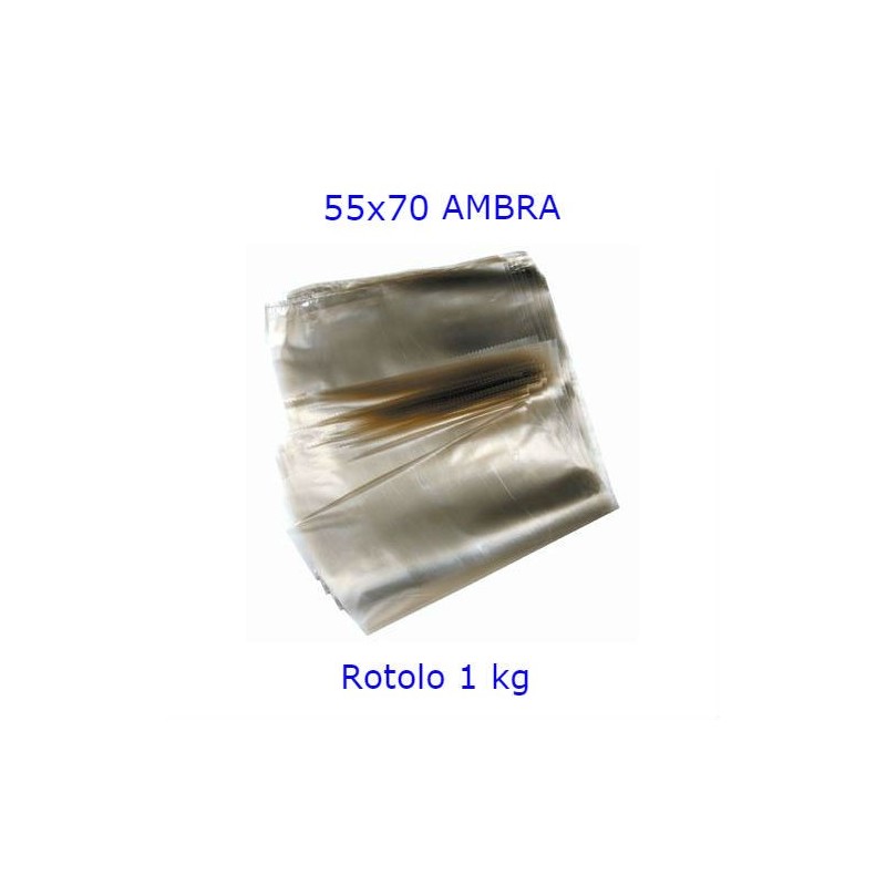 SACCHI SPAZZATURA NEW KILOSAC CM 55x70 AMBRA KG 1