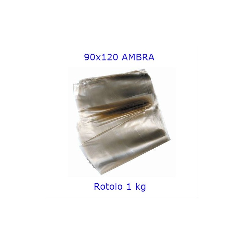 SACCHI SPAZZATURA NEW KILOSAC CM 90x120 AMBRA KG 1