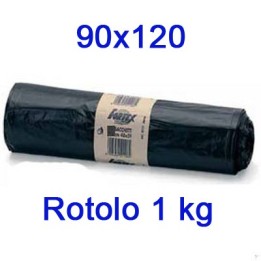 SACCHI SPAZZATURA NEW KILOSAC CM 90x120 NERI KG 1