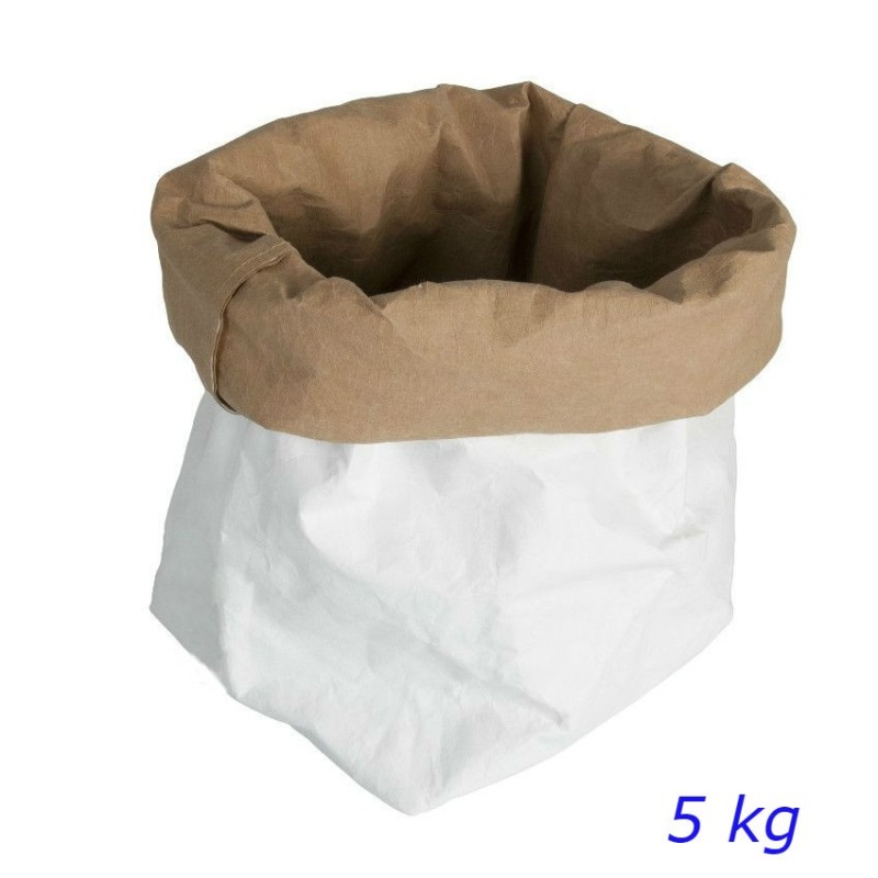 Sacco in carta da 5 kg per farina - idoneo al contatto alimentare