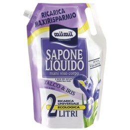 SAPONE LIQUIDO MIL MIL RICARICA 2 lt TALCO & IRIS