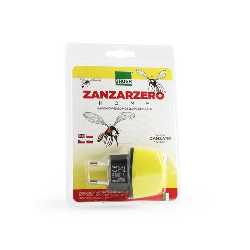 SCACCIA ZANZARE ELETTRONICO AD ULTRASUONI ZANZARZERO BRUER