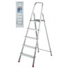 SCALA ALLUMINIO 5 GRADINI SCAB