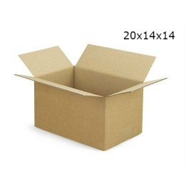 SCATOLA CARTONE 1 ONDA CM 20x14x14