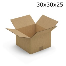 SCATOLA CARTONE 1 ONDA CM 30x30x25