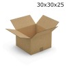 SCATOLA CARTONE 1 ONDA CM 30x30x25